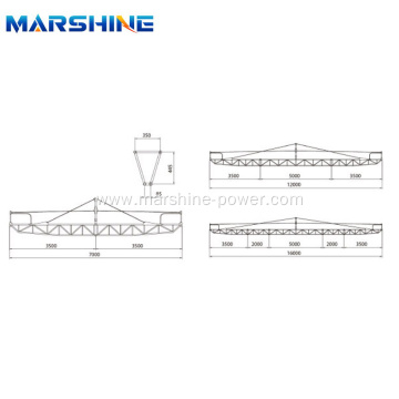 PLL Working Platforms Trapezoidal Sections Aluminum Alloy